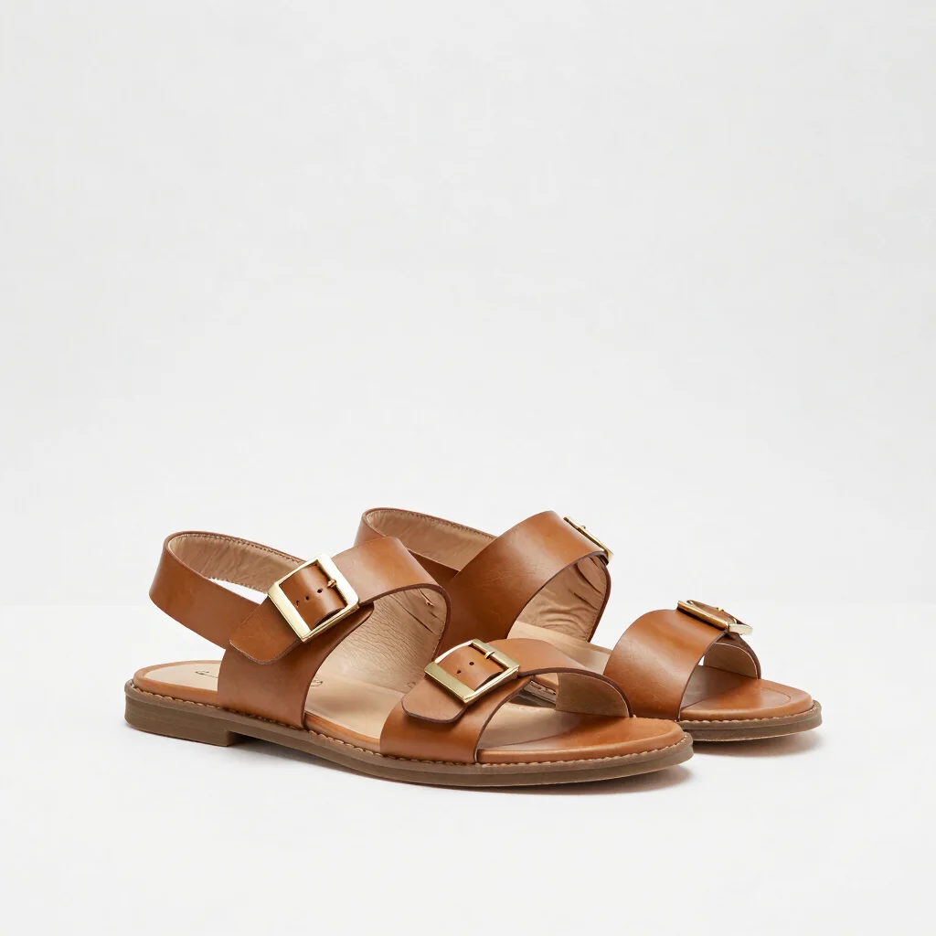 Sandales Boucle Dorée